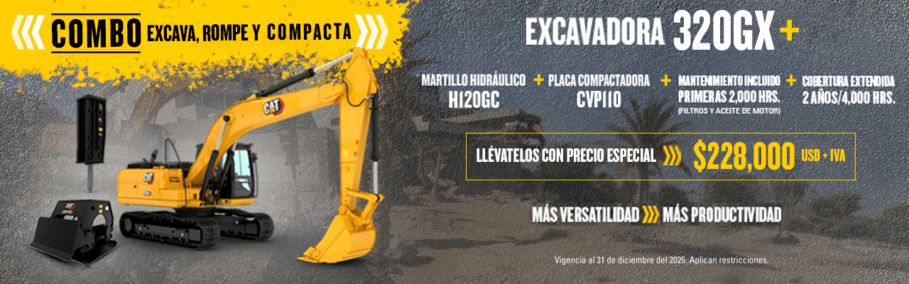 Combo Excava, Rompe y Compacta