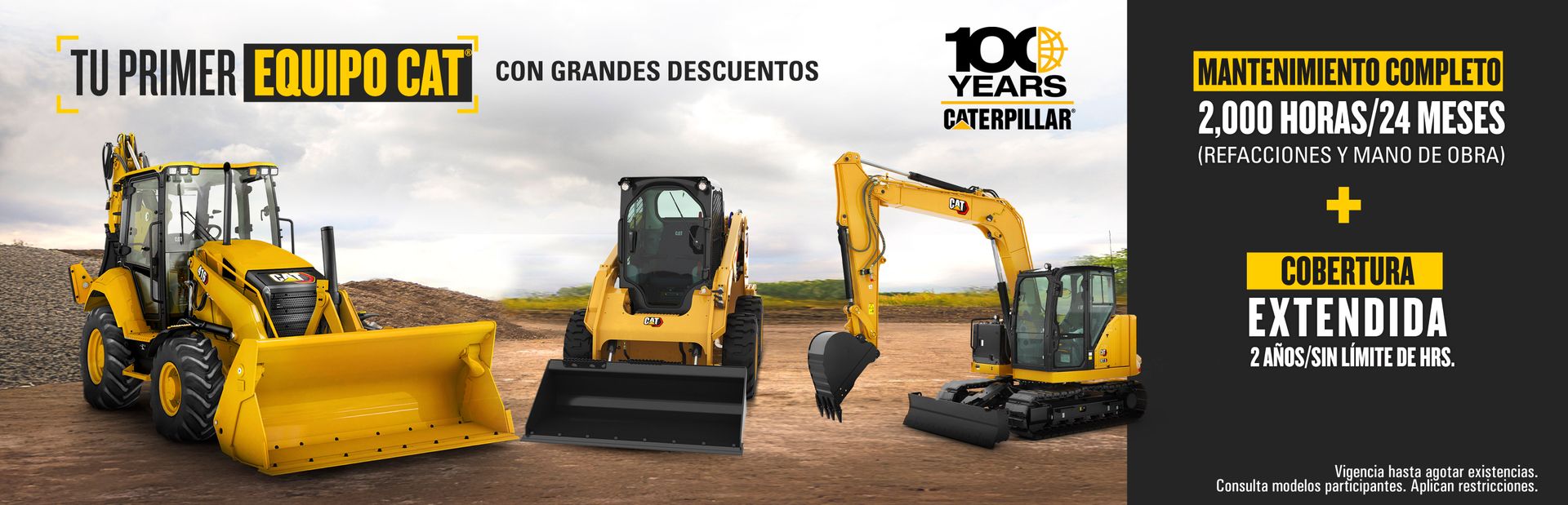 ¡Llévate tu Primer Equipo Cat con Grandes Descuentos!